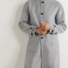 Herringbone Wool and Cashmere-Blend Overcoat - E2 Herringbone Wool and Cashmere-Blend Overcoat - E2
