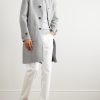 Herringbone Wool and Cashmere-Blend Overcoat - OU Herringbone Wool and Cashmere-Blend Overcoat - OU