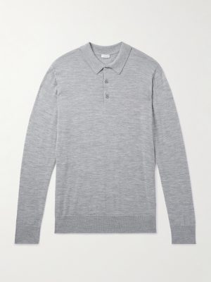 Wool, Silk and Cashmere-Blend Polo Shirt Wool, Silk and Cashmere-Blend Polo Shirt