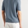 Slim-Fit Ribbed Cotton T-Shirt - BK