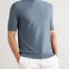 Slim-Fit Ribbed Cotton T-Shirt - FR