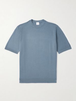Slim-Fit Ribbed Cotton T-Shirt Slim-Fit Ribbed Cotton T-Shirt