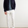 Slim-Fit Ribbed Cotton T-Shirt - OU
