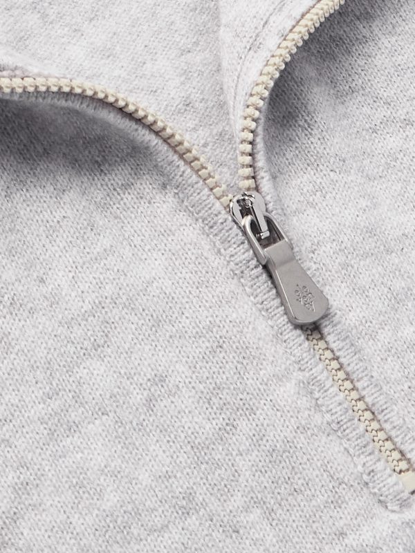 Cashmere Half-Zip Sweater - CU Cashmere Half-Zip Sweater - CU