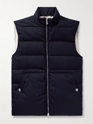 Quilted Wool Down Gilet Quilted Wool Down Gilet