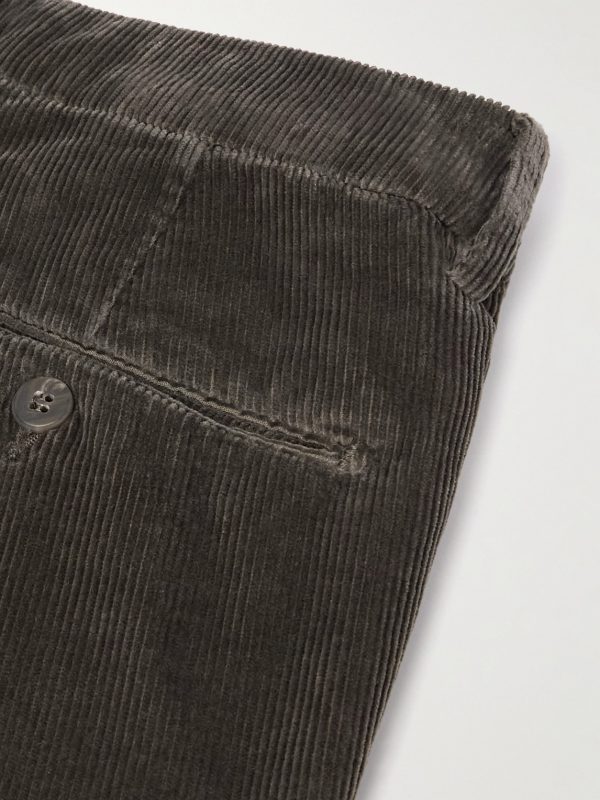 Straight-Leg Stretch Cotton and Modal-Blend Corduroy Trousers - CU Straight-Leg Stretch Cotton and Modal-Blend Corduroy Trousers - CU