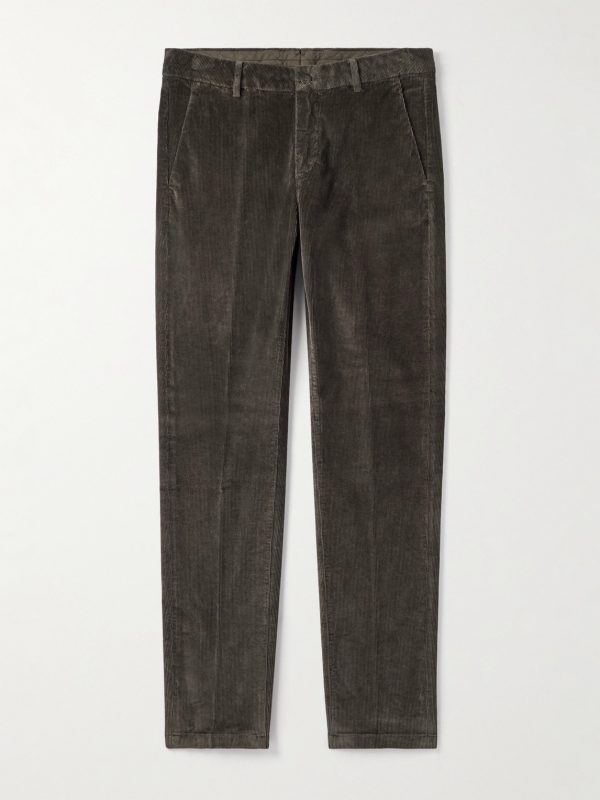 Straight-Leg Stretch Cotton and Modal-Blend Corduroy Trousers Straight-Leg Stretch Cotton and Modal-Blend Corduroy Trousers