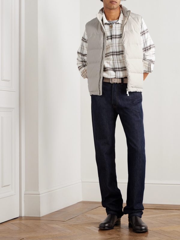 Quilted Tech Wool-Blend Down Gilet - OU