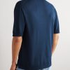 Garment-Dyed Cotton Polo Shirt - BK Garment-Dyed Cotton Polo Shirt - BK