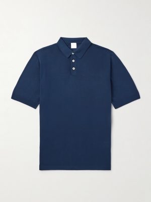 Garment-Dyed Cotton Polo Shirt