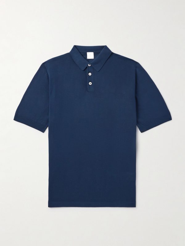Garment-Dyed Cotton Polo Shirt Garment-Dyed Cotton Polo Shirt