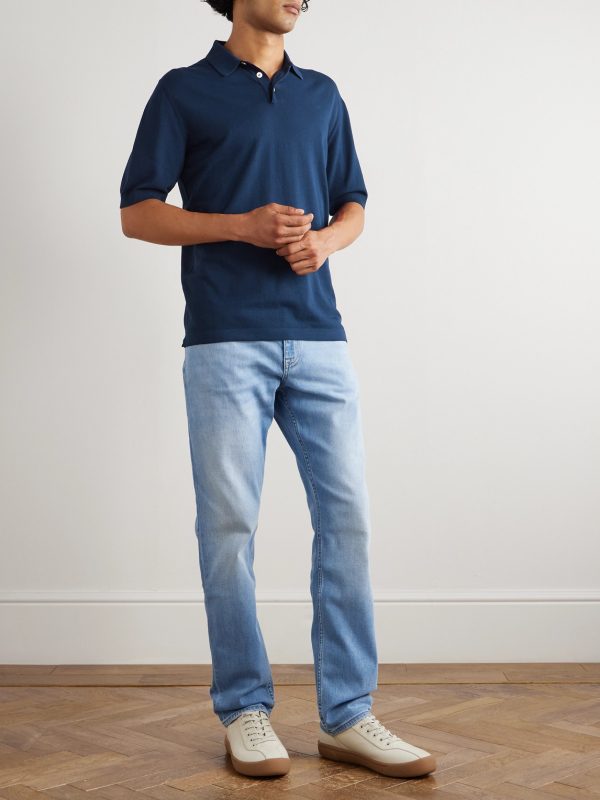 Garment-Dyed Cotton Polo Shirt - OU Garment-Dyed Cotton Polo Shirt - OU