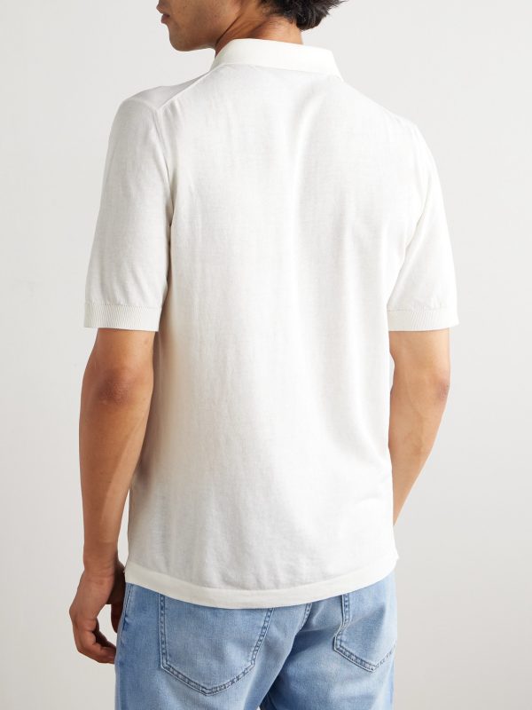 Garment-Dyed Cotton Polo Shirt - BK Garment-Dyed Cotton Polo Shirt - BK