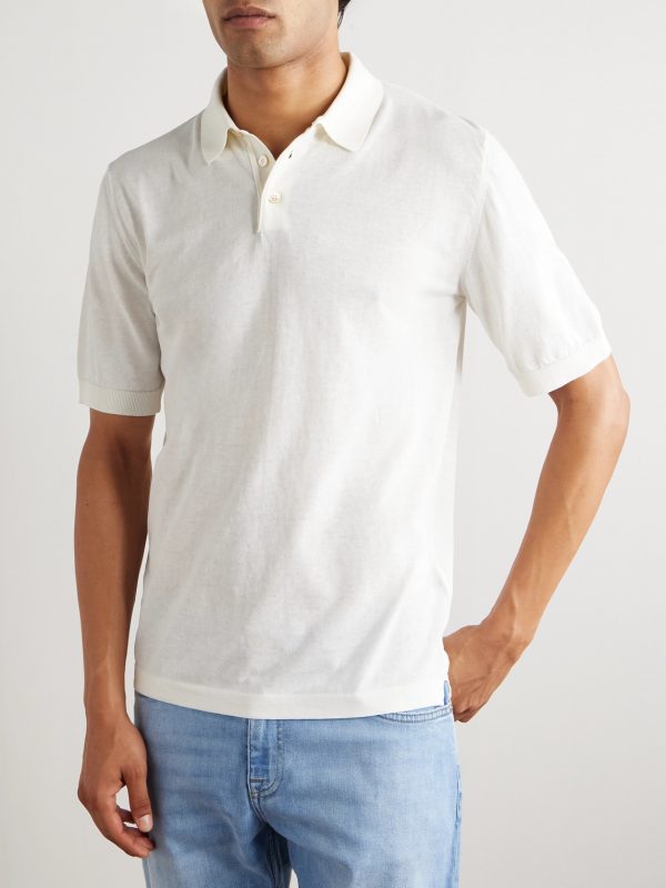 Garment-Dyed Cotton Polo Shirt - FR Garment-Dyed Cotton Polo Shirt - FR