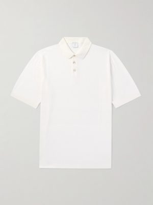 Garment-Dyed Cotton Polo Shirt