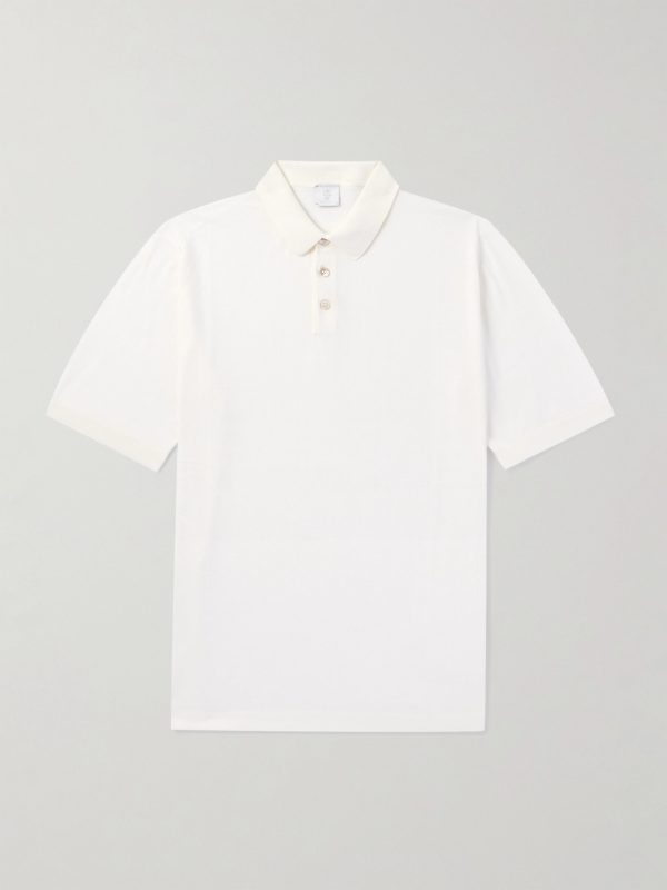Garment-Dyed Cotton Polo Shirt Garment-Dyed Cotton Polo Shirt