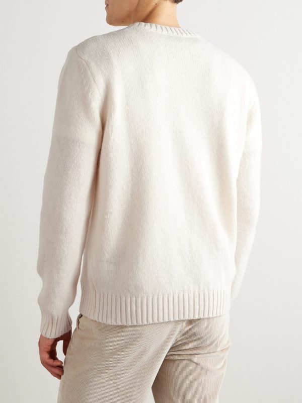 Slim-Fit Wool Sweater - BK Slim-Fit Wool Sweater - BK