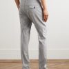 Slim-Fit Straight-Leg Pleated Stretch Wool and Cashmere-Blend Drawstring Trousers - BK Slim-Fit Straight-Leg Pleated Stretch Wool and Cashmere-Blend Drawstring Trousers - BK