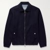 Wool-Felt Bomber Jacket Wool-Felt Bomber Jacket