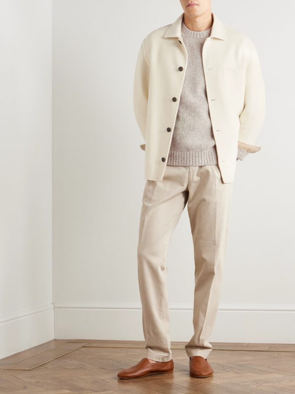 Slim-Fit Wool Sweater - OU