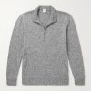 Wool-Blend Zip-Up Cardigan