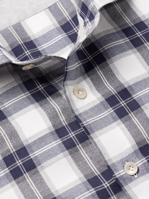 Checked Cotton and Lyocell-Blend Flannel Shirt - CU