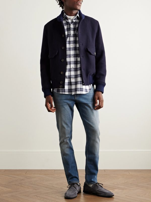 Checked Cotton and Lyocell-Blend Flannel Shirt - OU