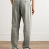 Tapered Pleated Stretch Cotton and Lyocell-Blend Twill Trousers - BK Tapered Pleated Stretch Cotton and Lyocell-Blend Twill Trousers - BK