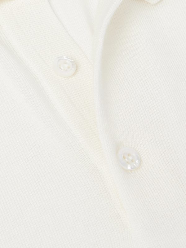 Wool, Silk and Cashmere-Blend Polo Shirt - CU