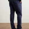 Slim-Fit Pinstriped Wool Suit Trousers - BK Slim-Fit Pinstriped Wool Suit Trousers - BK