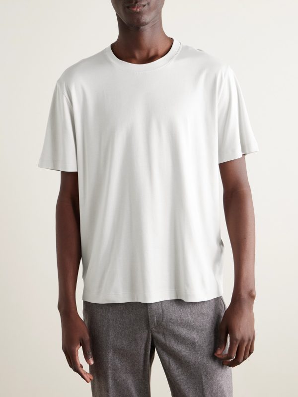 Cotton and Modal-Blend Jersey T-Shirt - FR Cotton and Modal-Blend Jersey T-Shirt - FR
