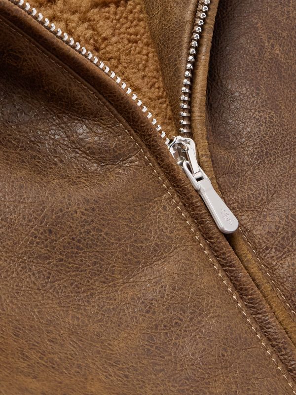 Slim-Fit Shearling Jacket - CU Slim-Fit Shearling Jacket - CU