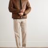 Slim-Fit Shearling Jacket - OU Slim-Fit Shearling Jacket - OU