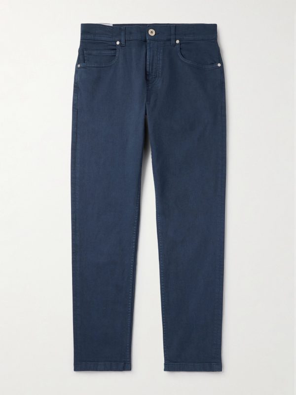 Slim-Fit Straight-Leg Jeans