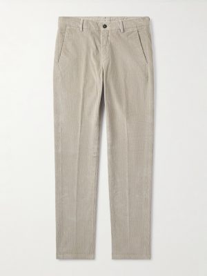Slim-Fit Straight-Leg Stretch Cotton and Modal-Blend Corduroy Trousers Slim-Fit Straight-Leg Stretch Cotton and Modal-Blend Corduroy Trousers