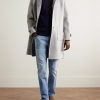 Wool-Blend Zip-Up Cardigan - OU Wool-Blend Zip-Up Cardigan - OU