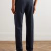 Straight-Leg Stretch Wool and Cashmere-Blend Trousers - BK Straight-Leg Stretch Wool and Cashmere-Blend Trousers - BK