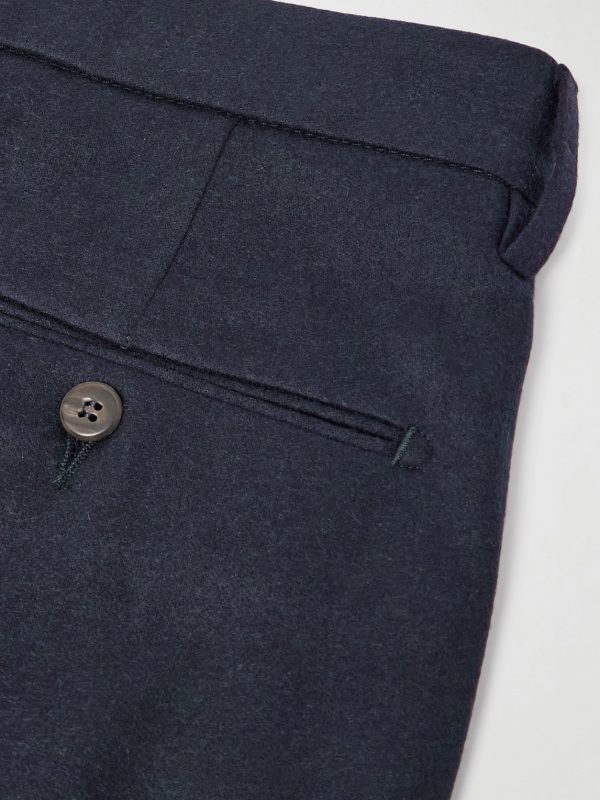 Straight-Leg Stretch Wool and Cashmere-Blend Trousers - CU Straight-Leg Stretch Wool and Cashmere-Blend Trousers - CU