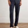 Straight-Leg Stretch Wool and Cashmere-Blend Trousers - FR Straight-Leg Stretch Wool and Cashmere-Blend Trousers - FR