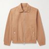 Wool-Felt Bomber Jacket
