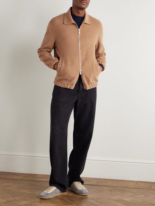 Wool-Felt Bomber Jacket - OU