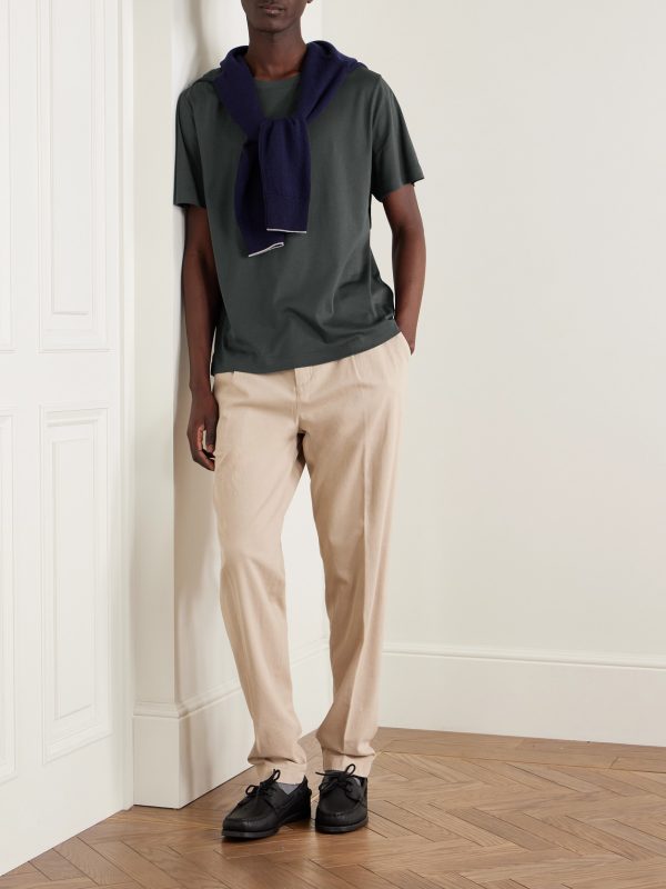 Cotton and Modal-Blend Jersey T-Shirt - OU Cotton and Modal-Blend Jersey T-Shirt - OU
