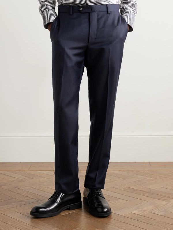 Slim-Fit Wool Suit Trousers - FR Slim-Fit Wool Suit Trousers - FR
