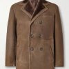 Double-Breasted Shearling Overcoat Double-Breasted Shearling Overcoat