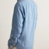 Slim-Fit Cotton-Chambray Shirt - BK
