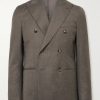 Double-Breasted Wool-Twill Suit Jacket Double-Breasted Wool-Twill Suit Jacket