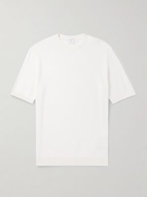 Slim-Fit Ribbed Cotton T-Shirt Slim-Fit Ribbed Cotton T-Shirt