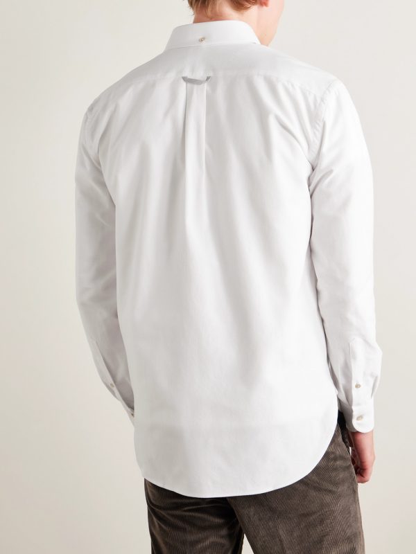 Button-Down Collar Cotton Oxford Shirt - BK Button-Down Collar Cotton Oxford Shirt - BK