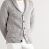 Slim-Fit Shawl-Collar Cashmere Cardigan - FR
