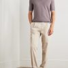 Slim-Fit Ribbed Cotton Polo Shirt - OU